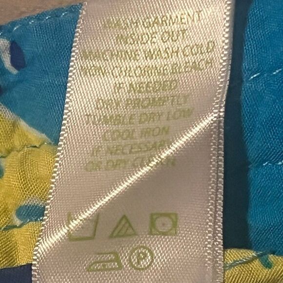 Lily Pulitzer Pippa Blue Shells Drawstring Palazzo 4 Pocket Rayon Pants Sz M - Picture 8 of 8